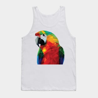 Low Poly Parrot Tank Top